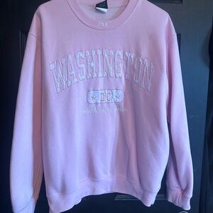 Pink Washington DC Sweatshirt